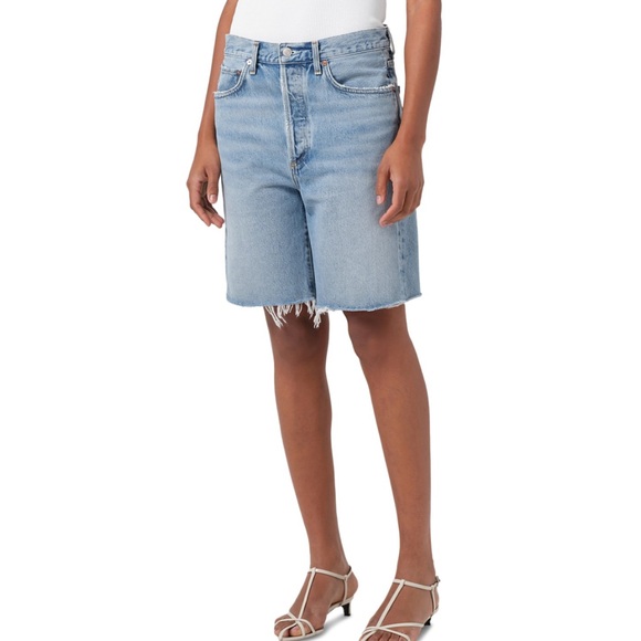 AGOLDE 90s loose mid rise shorts, size 30 waist - Picture 2 of 11